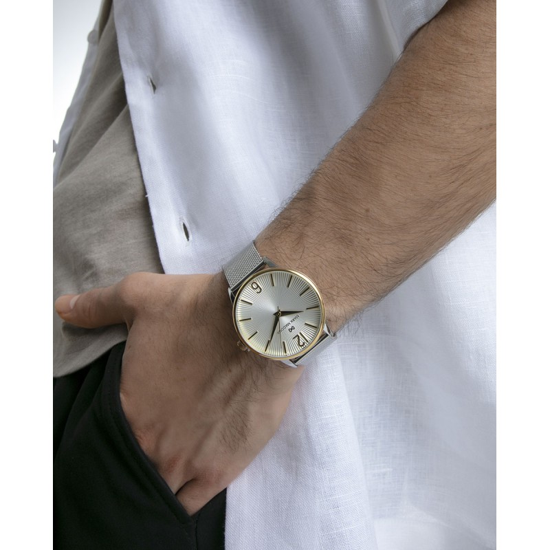 RELOJ MM CAJA ACERO BICOLOR