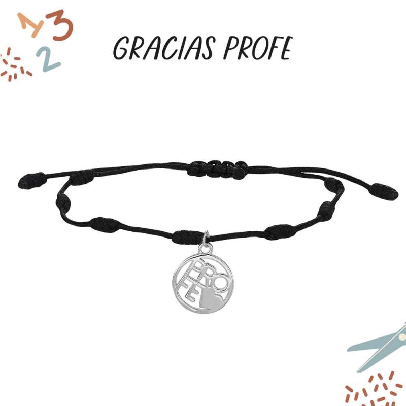 PULSERA HILO NUDOS PROFE