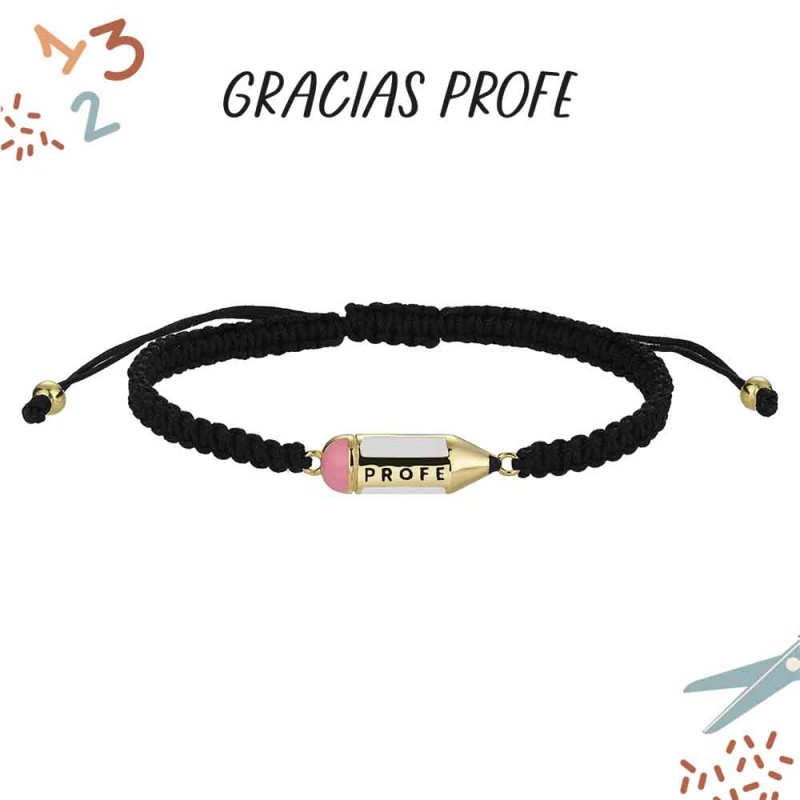 PULSERA HILO LAPIZ PROFE
