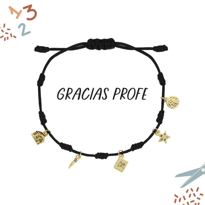 PULSERA HILO NEGRO SIETE...