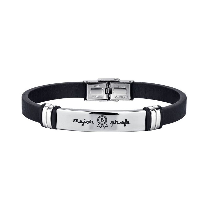 PULSERA MEJOR PROFE CUERO Y...