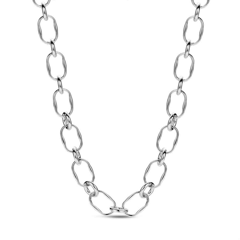 GARGANTILLA ACERO PLATINO 1X1