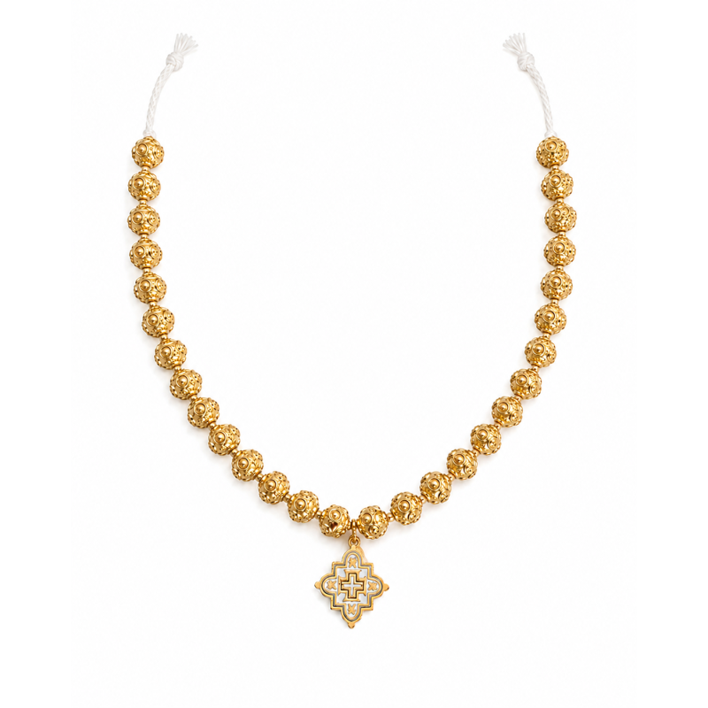 COLLAR CON BOLAS DE FILIGRANA