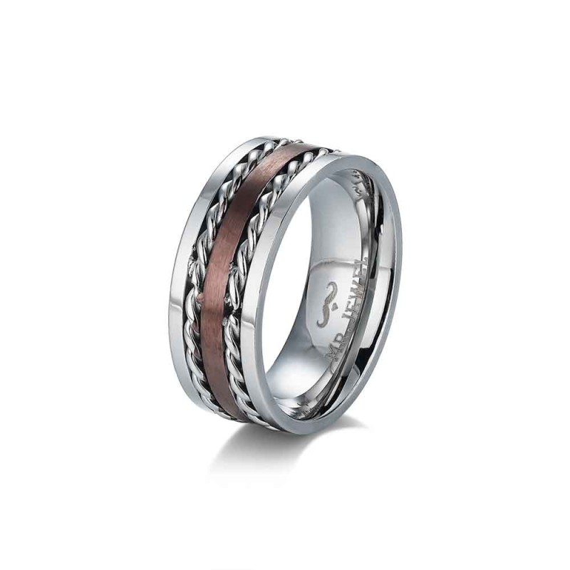 ANILLO CABALLERO CORDÓN DOBLE