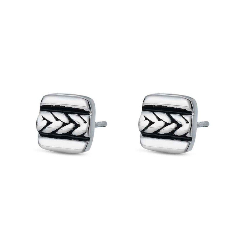 PENDIENTES ACERO ESPIGA