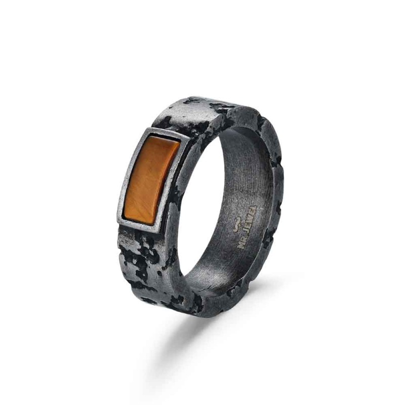 ANILLO CABALLERO OJO TIGRE