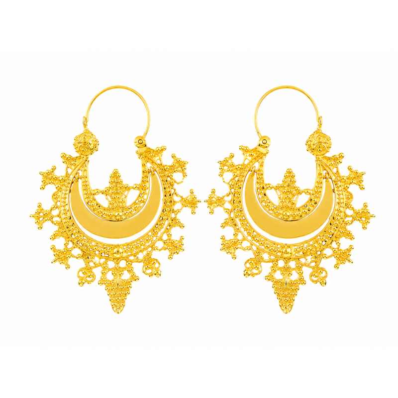 PENDIENTES DE MEDIA LUNA...
