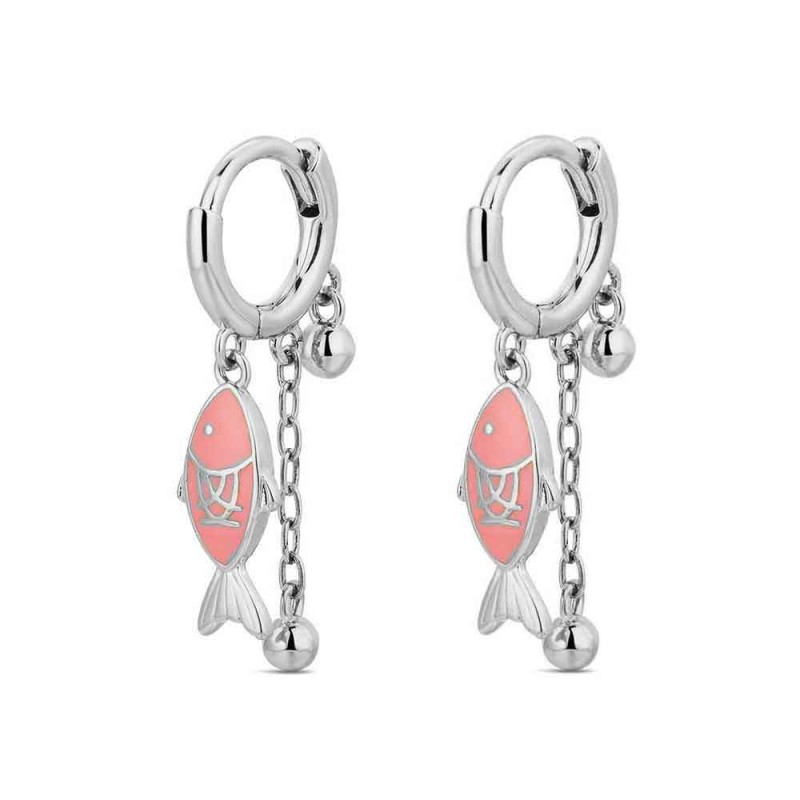 AROS PEZ CON CADENA PLATA