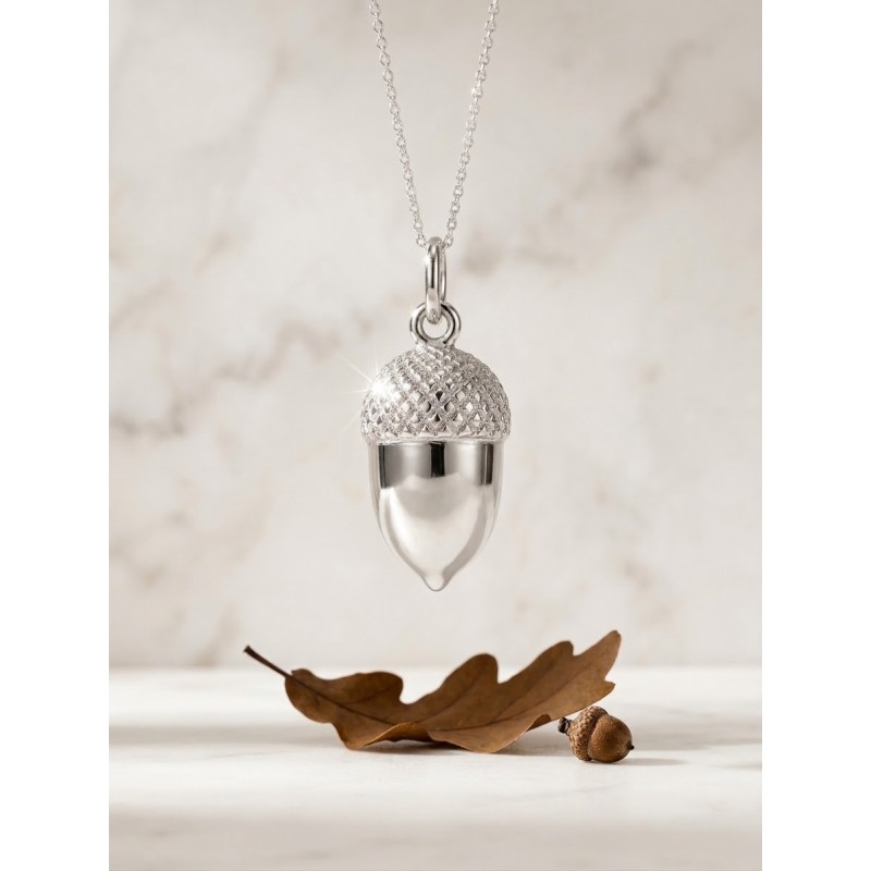 BELLOTA CON CADENA EN PLATA...