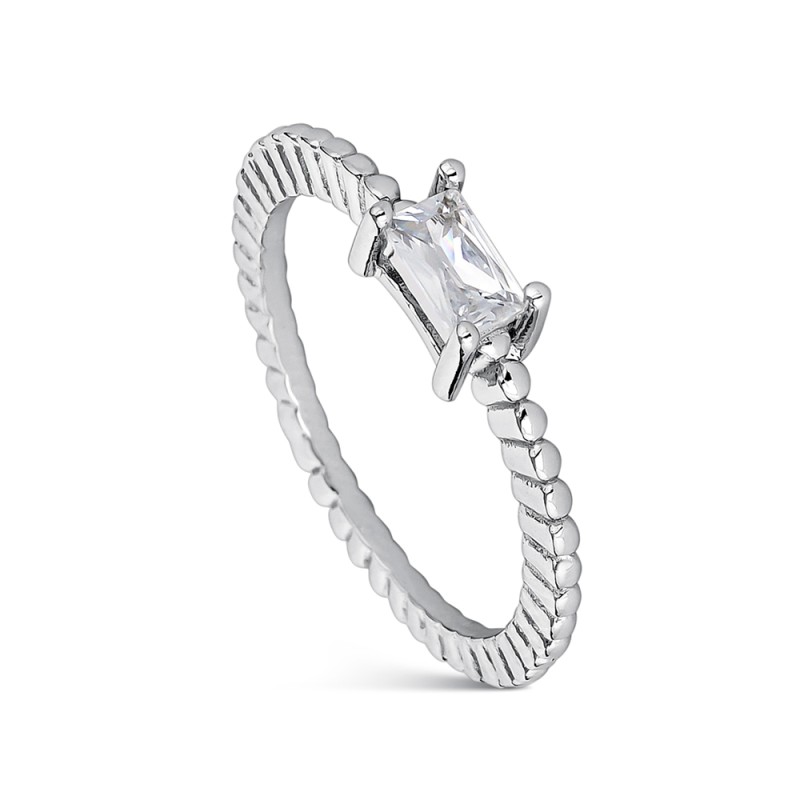 ANILLO SOLITARIO PLATA...