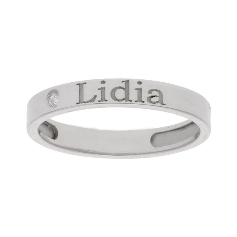 1 ANILLO PERSONALIZADO NOMBRE PLATA 925MM 