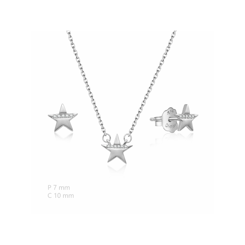 CONJUNTO ESTRELLAS PLATA