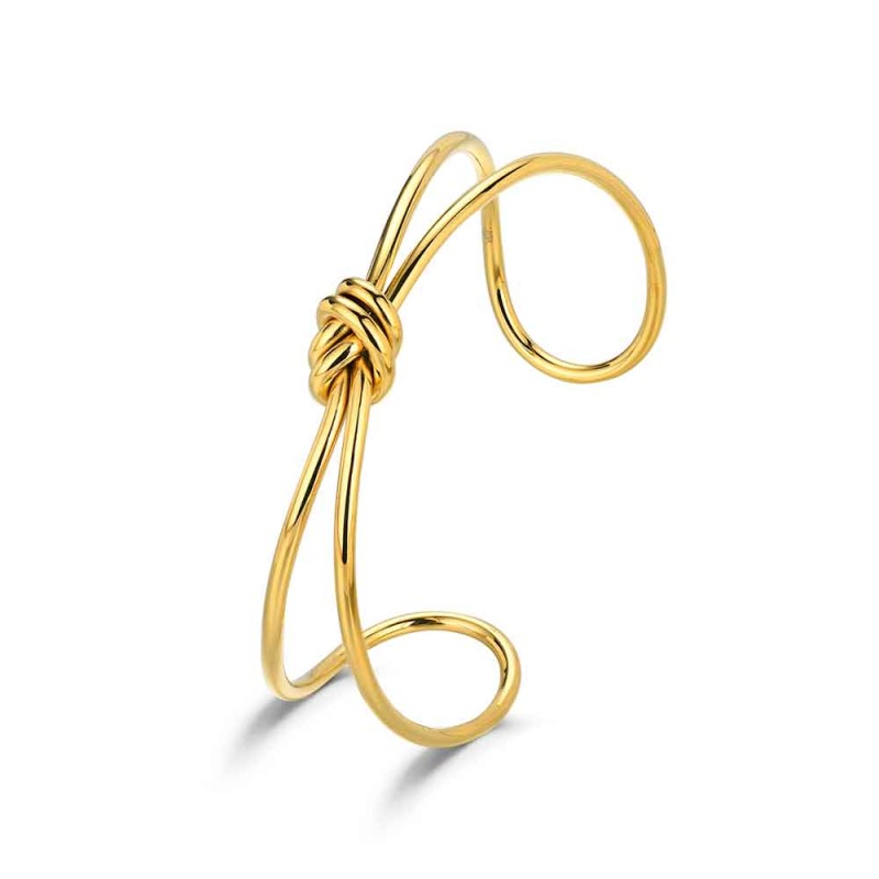 BRAZALETE ACERO NUDO