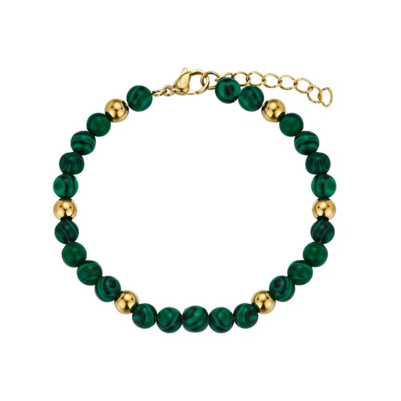 PULSERA ACERO Y PIEDRA...