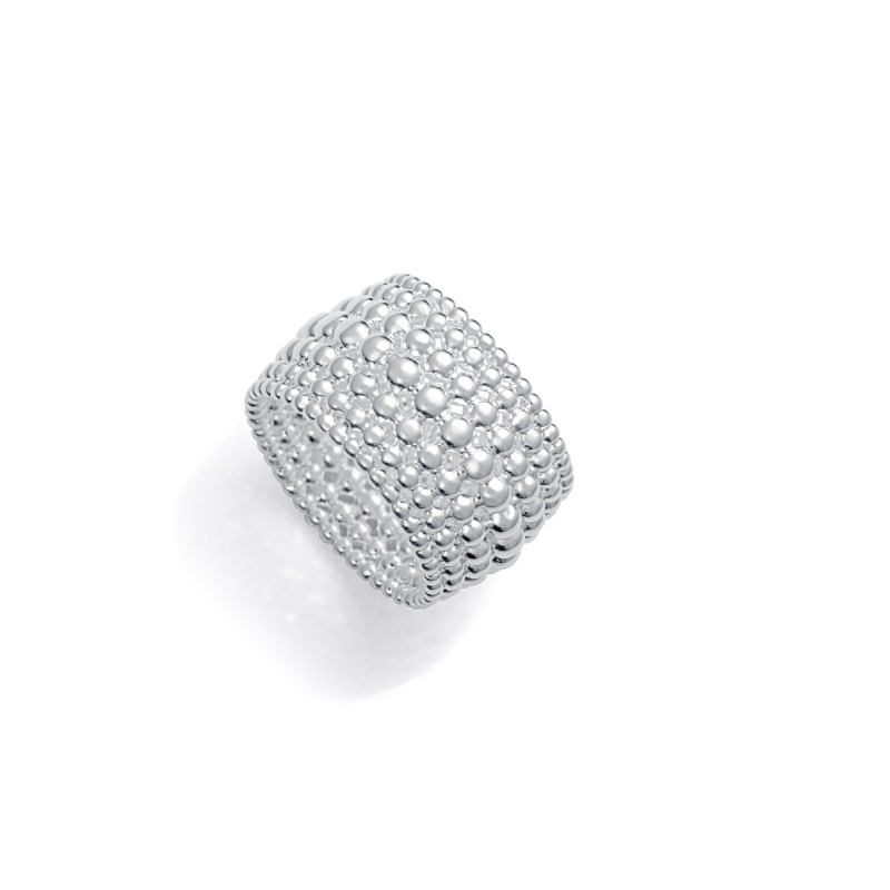 ANILLO LS ACERO CHAPADO PLATA