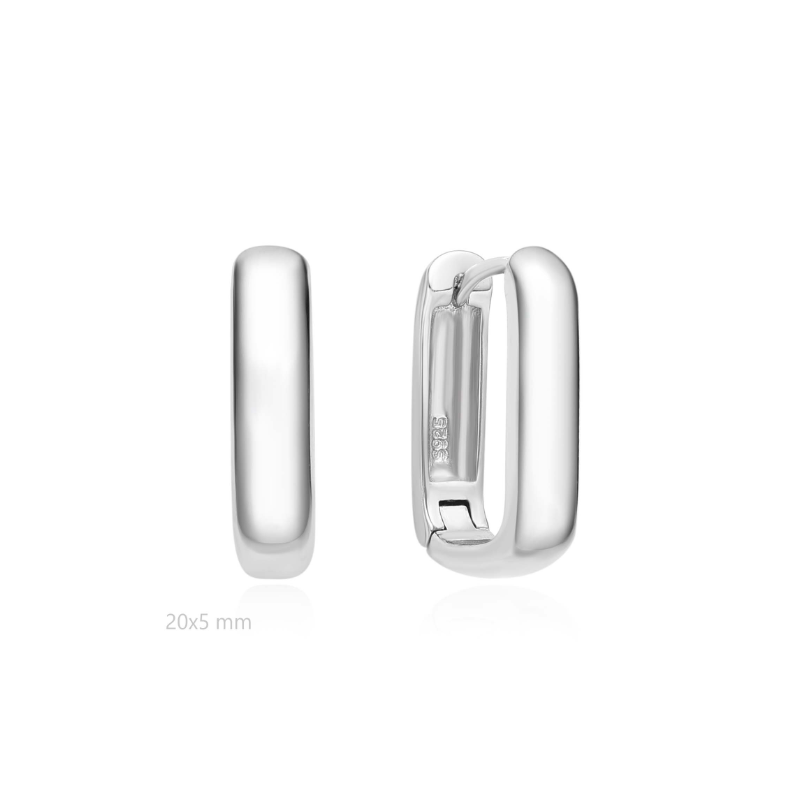 AROS CUADRADOS PLATA