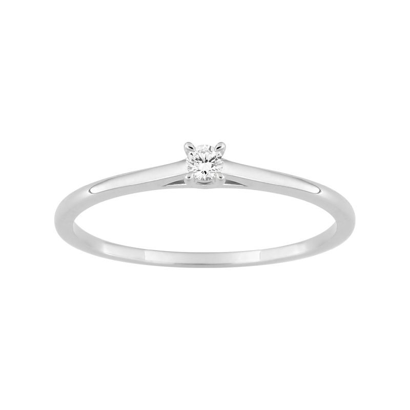 ANILLO SOLITARIO ORO BLANCO...