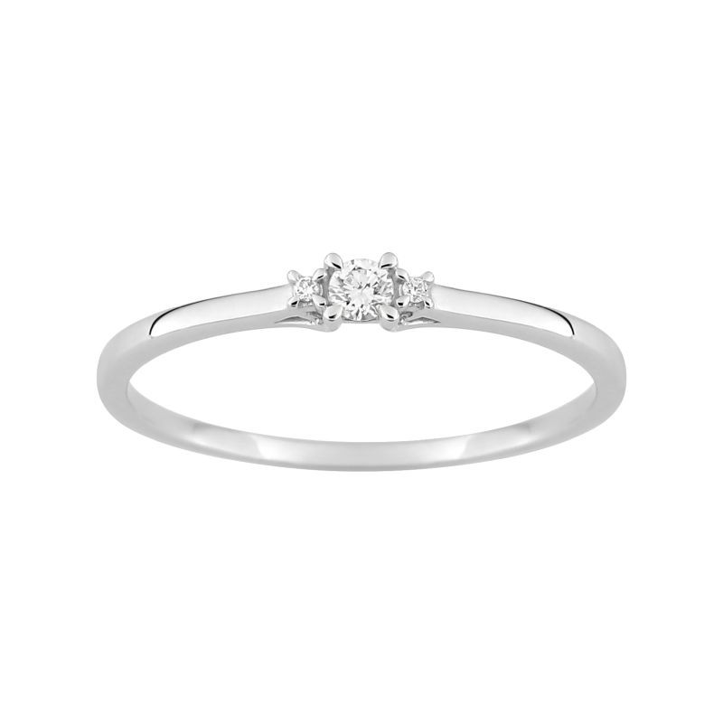 SORTIJA ORO BLANCO BRILLANTES